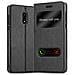 Custodia Compatibile Con Nokia 6 2017 In Nero Cometa - Coperchio Protettivo Con Chiusura Magnetica, Funzione Stand E 2 Finestre Di Visualizzazione - Foto miniatura 1