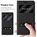 Custodia Compatibile Con Nokia 6 2017 In Nero Cometa - Coperchio Protettivo Con Chiusura Magnetica, Funzione Stand E 2 Finestre Di Visualizzazione - Foto miniatura 5