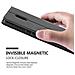Custodia Compatibile Con Nokia 6 2017 In Nero Cometa - Coperchio Protettivo Con Chiusura Magnetica, Funzione Stand E 2 Finestre Di Visualizzazione - Foto miniatura 8