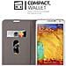 Custodia Compatibile Con Samsung Galaxy Note 3 In Blu Scuro Nero - Coperchio Protettiva Con Chiusura Magnetica, Funzione Stand E Tasca Per Le Carte - Foto miniatura 8