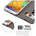 Custodia Compatibile Con Samsung Galaxy Note 3 In Blu Scuro Nero - Coperchio Protettiva Con Chiusura Magnetica, Funzione Stand E Tasca Per Le Carte - Foto miniatura 9