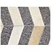 Tappeto In Pelle Di Mucca Grigio E Beige 160 X 230 Cm Baggoze - Foto miniatura 8