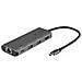 Adattatore Multiporta USB C da Viaggio con Convertitore Video USB type-C HDMI 4K 30Hz  Mini Docking Station USB Tipo C a HDMI Colore Nero Grigio - Foto miniatura 1
