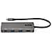 Adattatore Multiporta USB C da Viaggio con Convertitore Video USB type-C HDMI 4K 30Hz  Mini Docking Station USB Tipo C a HDMI Colore Nero Grigio - Foto miniatura 2