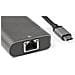 Adattatore Multiporta USB C da Viaggio con Convertitore Video USB type-C HDMI 4K 30Hz  Mini Docking Station USB Tipo C a HDMI Colore Nero Grigio - Foto miniatura 3