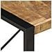 Tavolino Da Salotto 180x90x40 Cm In Legno Di Mango Grezzo - Foto miniatura 5