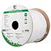 Cavo Di Installazione U / Ftp Cat6a, Tamburo Da 100 M, 500 Mhz, Lszh, Bianco - Foto miniatura 1