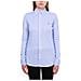 Camicia Donna In Oxford Piqué Azzurro - Foto miniatura 2