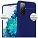 Custodia Compatibile Con Samsung Galaxy S20 Fe In Frost Blu Scuro - Coperchio Protettivo In Silicone Tpu Flessibile - Foto miniatura 3