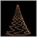 Albero Da Parete Con Gancio Metallico 720 Led Bianco Caldo 5 M - Foto miniatura 1