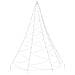 Albero Da Parete Con Gancio Metallico 720 Led Bianco Caldo 5 M - Foto miniatura 2