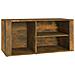 Scarpiera Rovere Fumo 100x35x45 Cm In Legno Multistrato - Foto miniatura 2