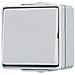 607 W Interruttore Elettrico Pushbutton Switch Grigio - Foto miniatura 1