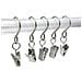 Clip Per Tende Con Ganci A S, Confezione Da 20 Silver - Foto miniatura 2