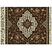 Tappeto Salotto Camera Velour Antiscivolo Mod. Tabriz Suardi Vari Colori 65x300cm Marrone - Foto miniatura 5