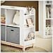 Libreria Per Bambini Scaffale Portaoggetti Mobili Per Cameretta Con Due Cassetti In Tessuto Non Tessuto Bianco Naturale 100x35x80cm Kmb85-w - Foto miniatura 5