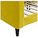 Letto Da Giorno Giallo 90x200 Cm In Velluto - Foto miniatura 5