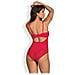 Body In Pizzo Jolierose Rosso S /m - Foto miniatura 4
