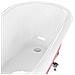 Vasca Da Bagno Freestanding Cayman 170 X 76 Cm Rosso - Foto miniatura 8