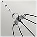 Lampadario Industrial Nordico Loras Acciaio Vetro 5 Luci E27 - Foto miniatura 4