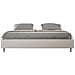 Letto Sommier Contenitore Imbottito 200x210  Similpelle Tortora Azelia - Foto miniatura 1