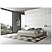 Letto Sommier Contenitore Imbottito 200x210  Similpelle Tortora Azelia - Foto miniatura 4