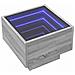 Comodino Con Led Infinity Rovere Sonoma 40x40x30 Cm - Foto miniatura 3