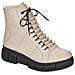 Beige Casual Booties Stivaletti Sintetico E Tessile Scarpe Donna Beige Eu 36, X3428-60 - Foto miniatura 2