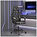 Sedia da Gaming Girevole Nero e Mimetico in Similpelle - Foto miniatura 10