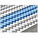 Completo Lenzuola Letto 100% Cotone Made Italy Disegno Trek Cn Singolo Blu - Foto miniatura 2