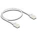 Cavo di rete RJ45 Cat. 6A maschio-maschio con chiusura robusta per uso industriale U /UTP Slim da 0,5 m bianco - Foto miniatura 1