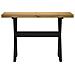 Tavolo Consolle Noain Gambe Forma X 120x30x75 Cm Legno Massello - Foto miniatura 3