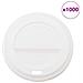 Coperchi Tazze Da Caffè Carta 90 Mm 12oz/16oz 1000 Pz Plastica - Foto miniatura 2