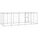 Gabbia Per Cani Da Esterno In Acciaio Zincato Con Tetto 12,1 M² - Foto miniatura 4