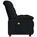 Poltrona Massaggiante Reclinabile Nera in Tessuto - Foto miniatura 4