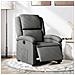 Poltrona Elettrica Reclinabile Grigio Scuro in Tessuto - Foto miniatura 2