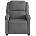 Poltrona Elettrica Reclinabile Grigio Scuro in Tessuto - Foto miniatura 9
