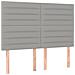 Giroletto a Molle con Materasso Grigio Chiaro 140x200cm Tessuto - Foto miniatura 6