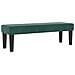 Letto con rete a molla con materasso e panca verde scuro 180x200 cm in velluto - Foto miniatura 6