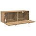 Armadietto a muro rovere artigianale 100 x 36.5 x 35 cm - Foto miniatura 5