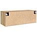 Armadietto a muro rovere artigianale 100 x 36.5 x 35 cm - Foto miniatura 8