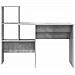 Scrivania con lo scaffale Grigio cemento 131.5 x 50 x 106.5 cm - Foto miniatura 4