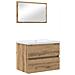 Set di mobili per il bagno 3 pcs rovere artigianale - Foto miniatura 1