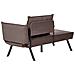 Chaise Longue Versione Destra Rocamadour Tessuto Marrone - Foto miniatura 6