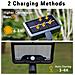 Luce Solare Da Giardino Con Clip, Sensore Di Movimento E 3 Temperature Di Colore White - Foto miniatura 7