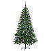 Albero di Natale con 150 LED con supporto Verde 150 cm PE - Foto miniatura 3