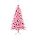 Albero di Natale con 150 LED con supporto Rosa 150 cm PVC - Foto miniatura 3