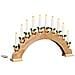 Arco di Candele di Natale con 10 Candele LED Marrone - Foto miniatura 1