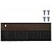 Spazzole per porte a vite 12 pcs Marrone 100 cm - Foto miniatura 6