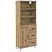 Credenza con cassetto Rovere artigianale 69,5 x 34 x 180 cm - Foto miniatura 1